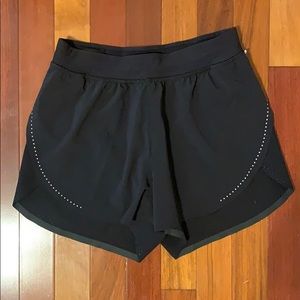 Black Lululemon Find your pace shorts